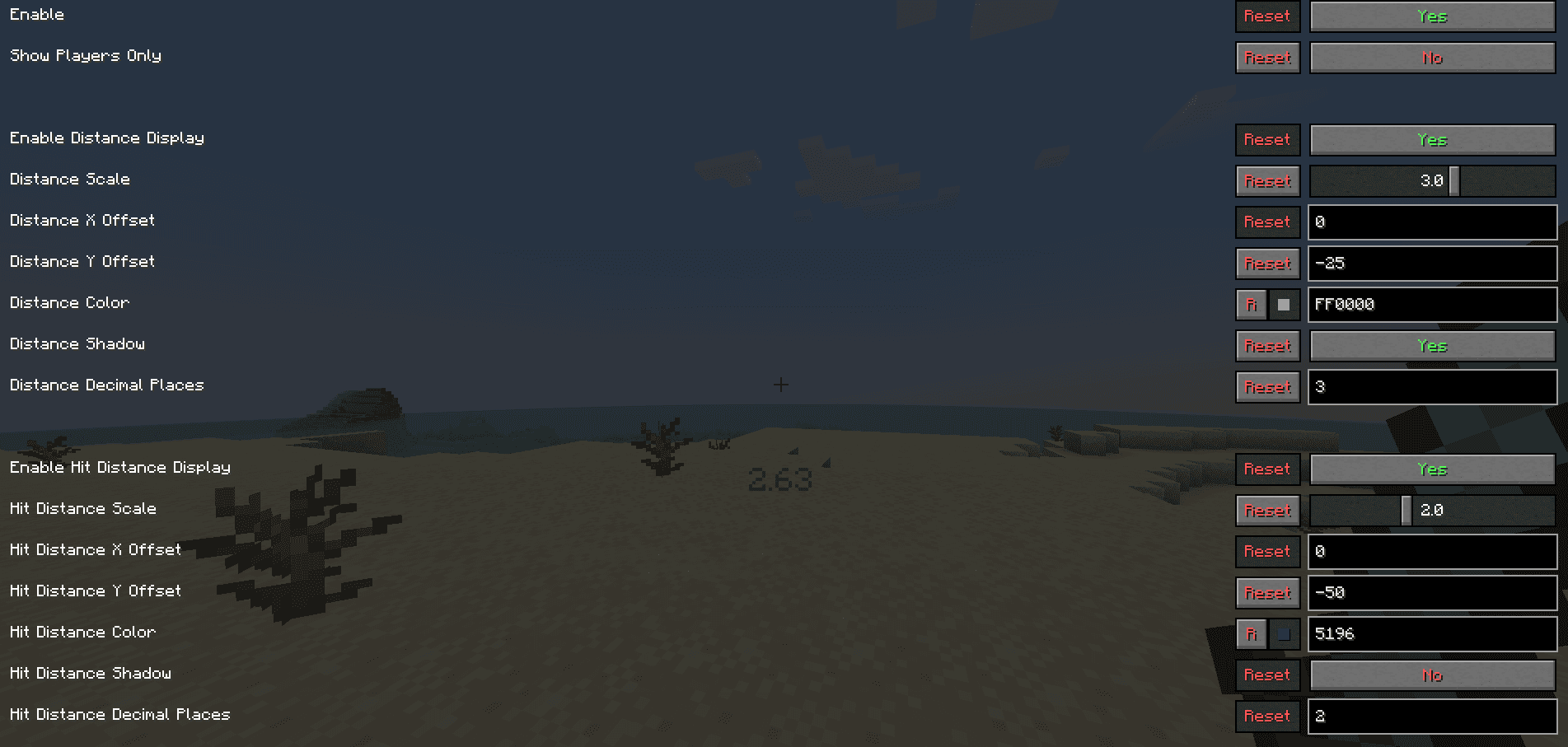 Reach Display screenshot