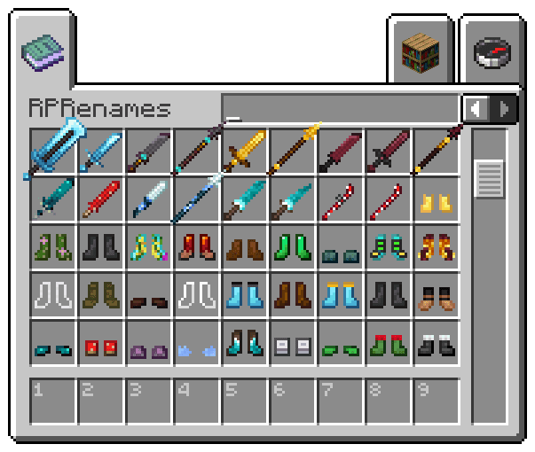 RP Renames screenshot
