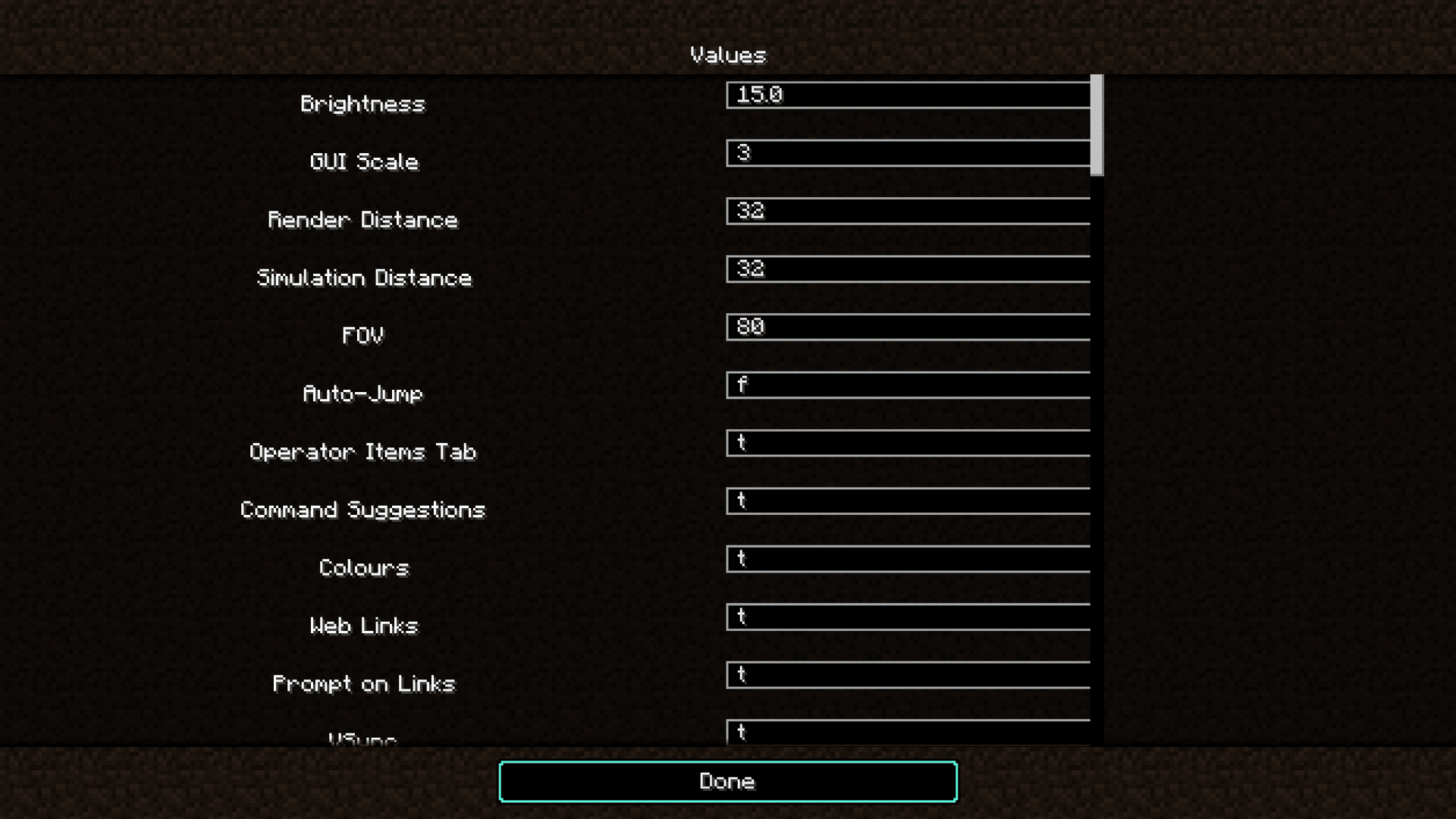 Limitless options [NeoForge] screenshot