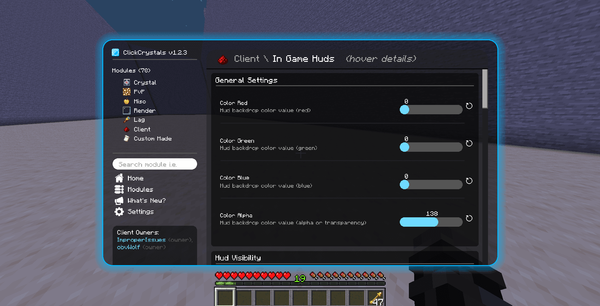 ClickCrystals screenshot
