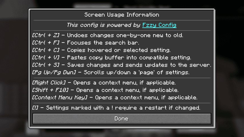Fzzy Config screenshot