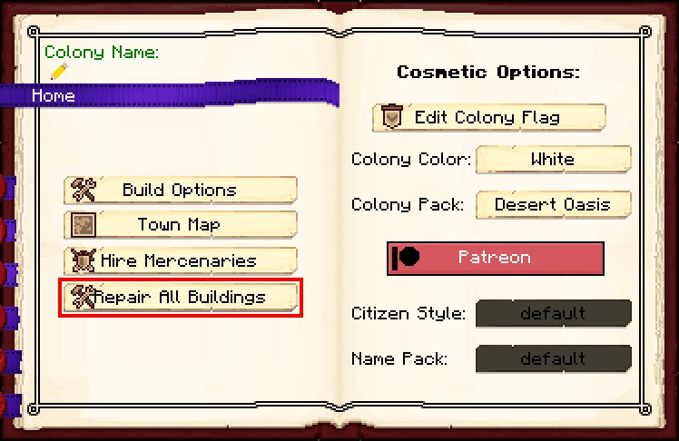 Tweaks addon for MineColonies screenshot