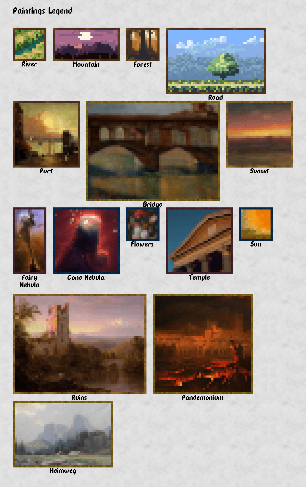 New Custom Paintings - Resource Pack screenshot