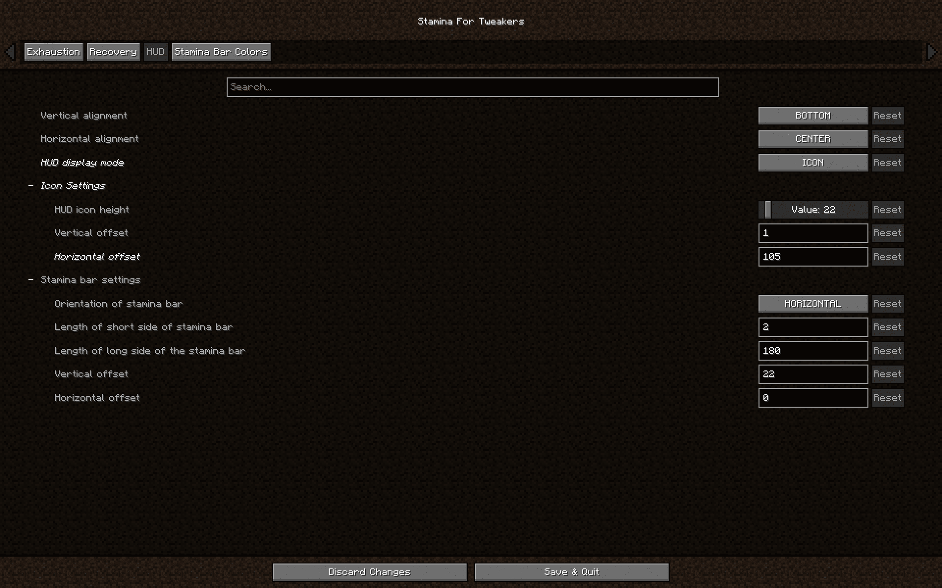 Stamina For Tweakers screenshot
