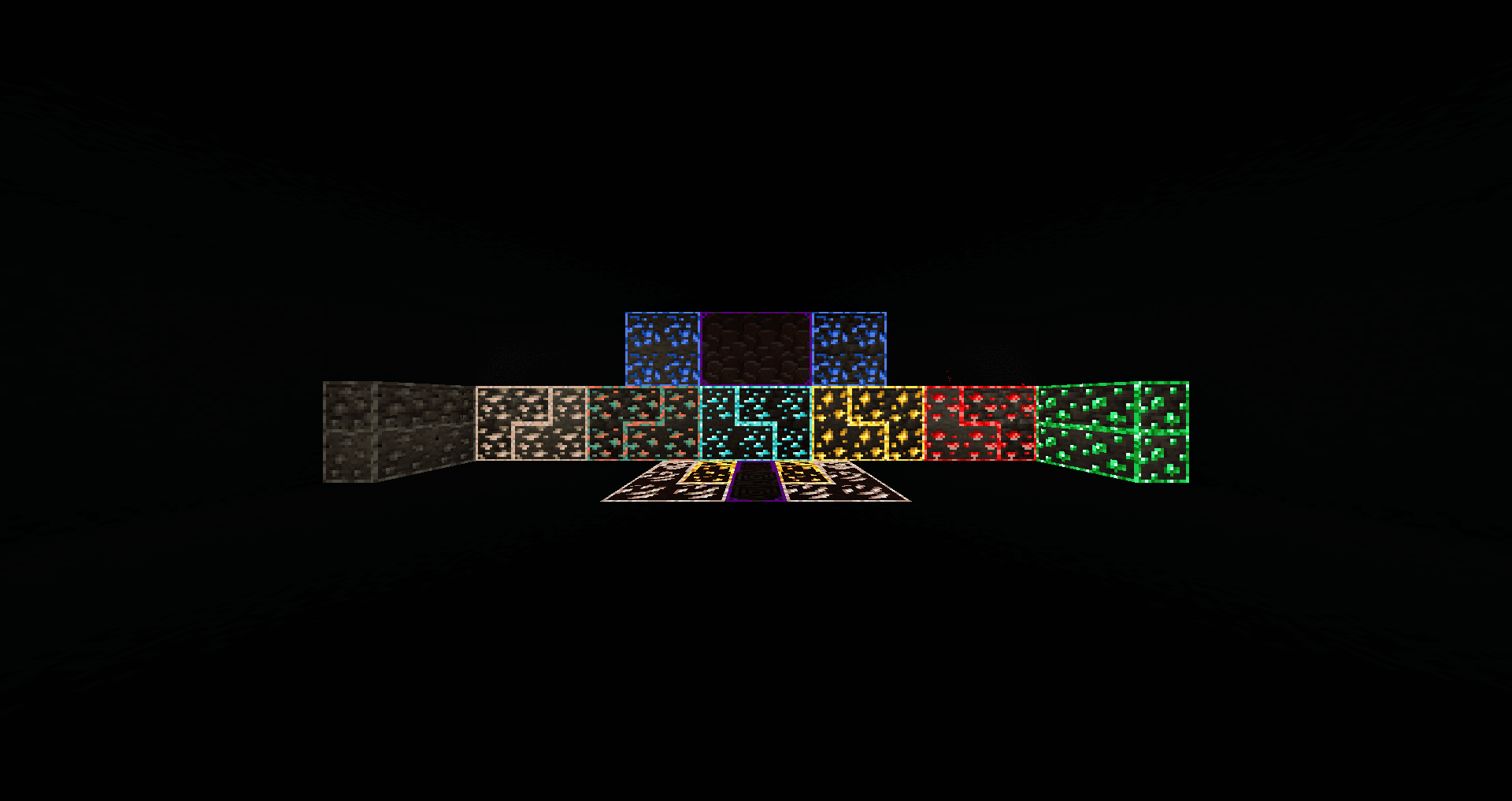 Better Ore Borders  (Emissive & Connected) screenshot