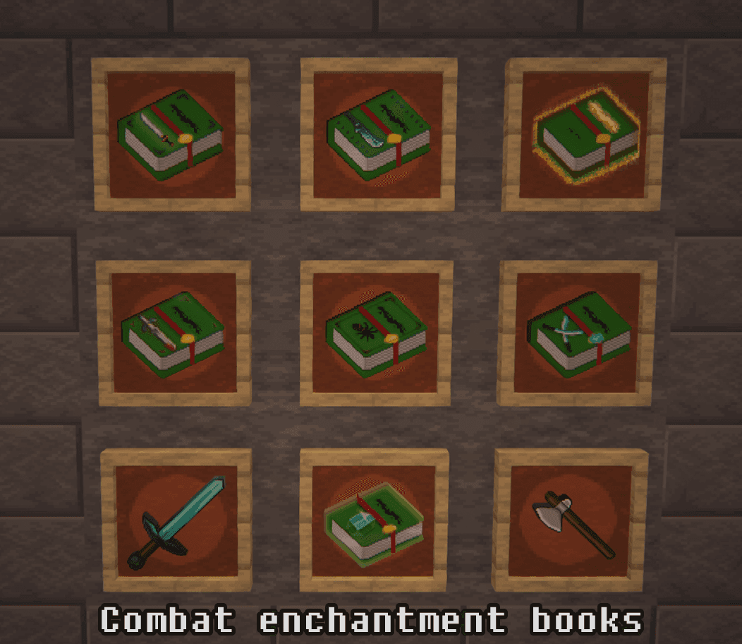 Enchanted Books Showcase 64x screenshot