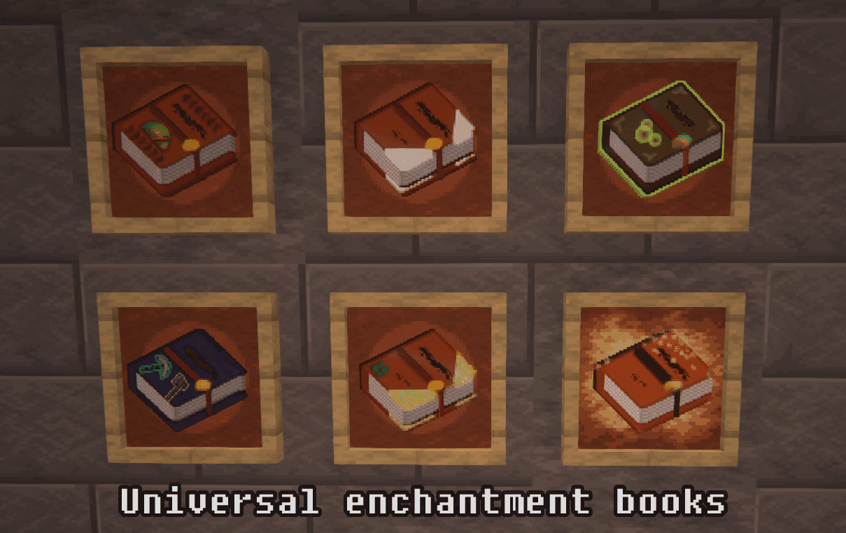 Enchanted Books Showcase 64x screenshot