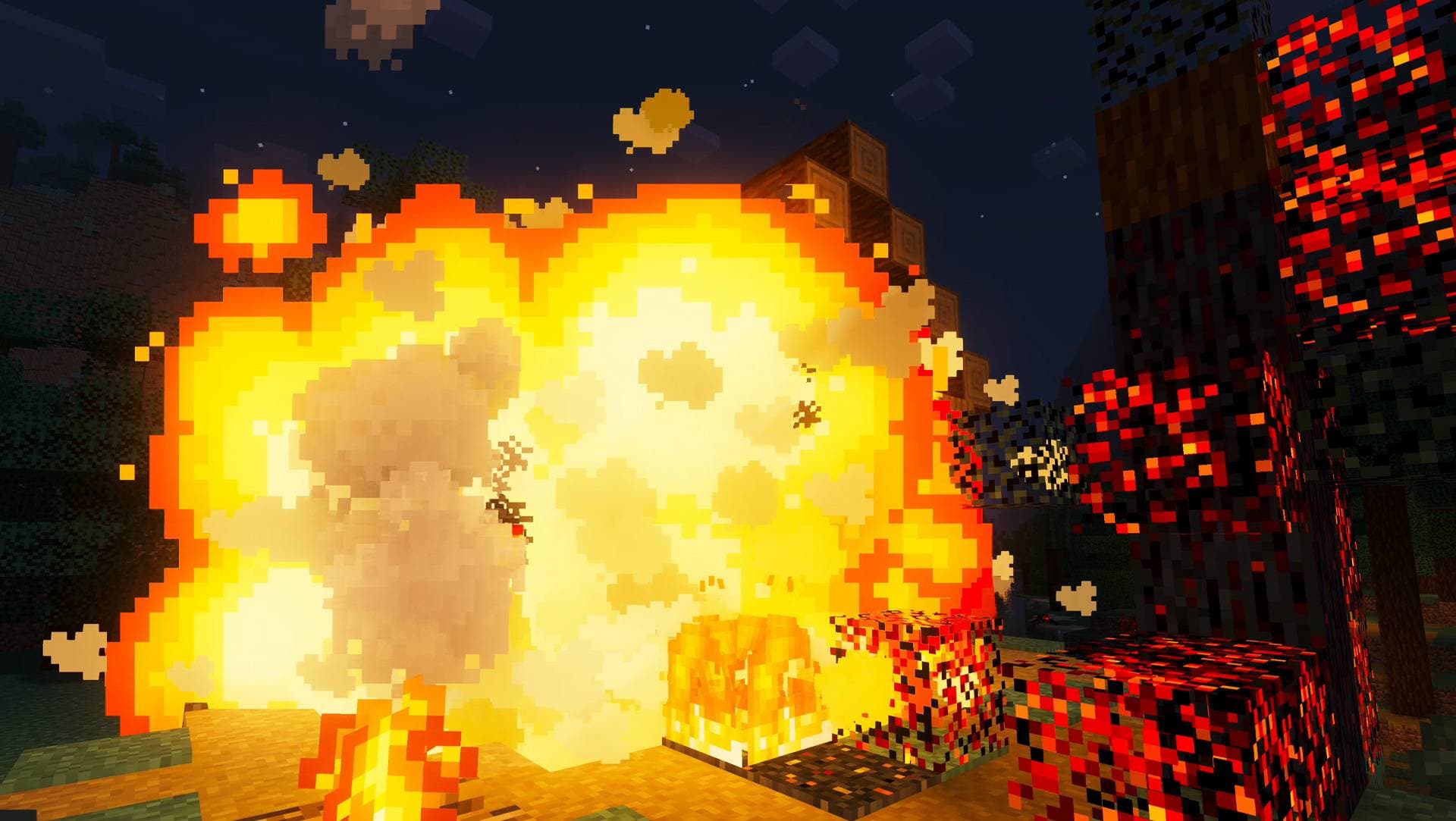 Burnt + Additions. Better Vanilla Fire screenshot