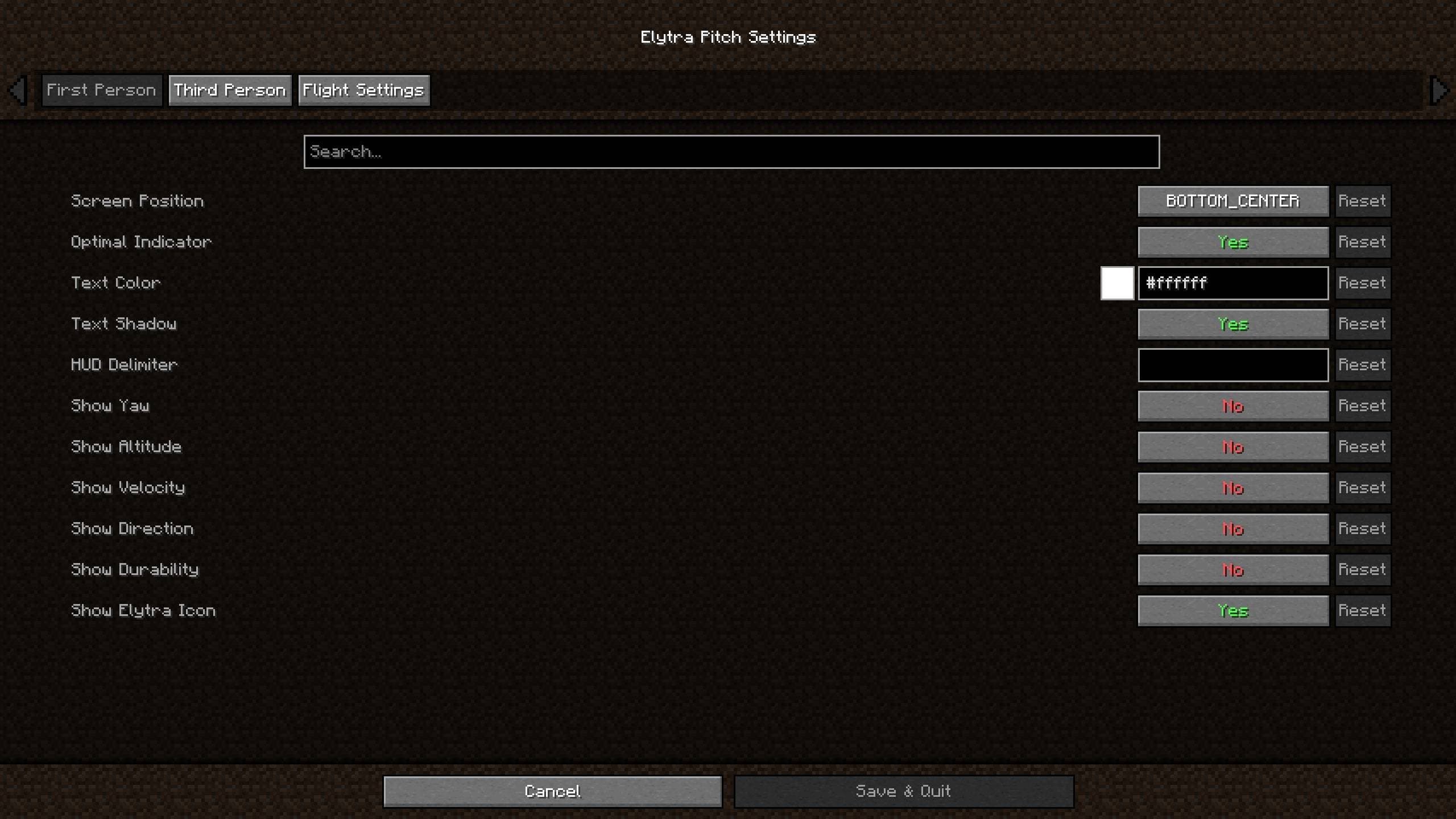 Elytra Pitch screenshot