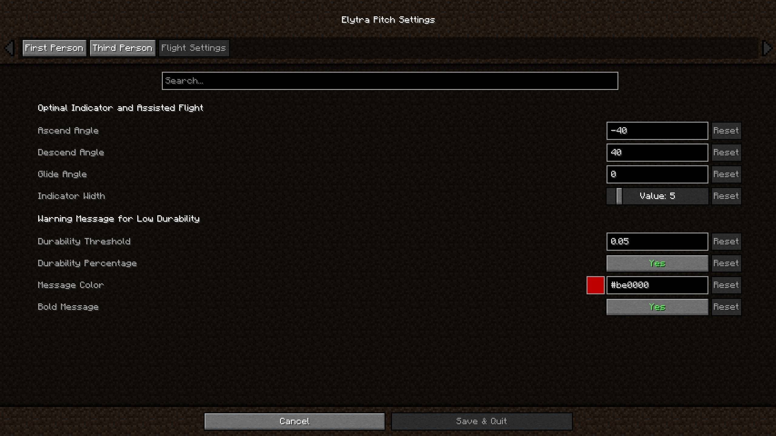 Elytra Pitch screenshot