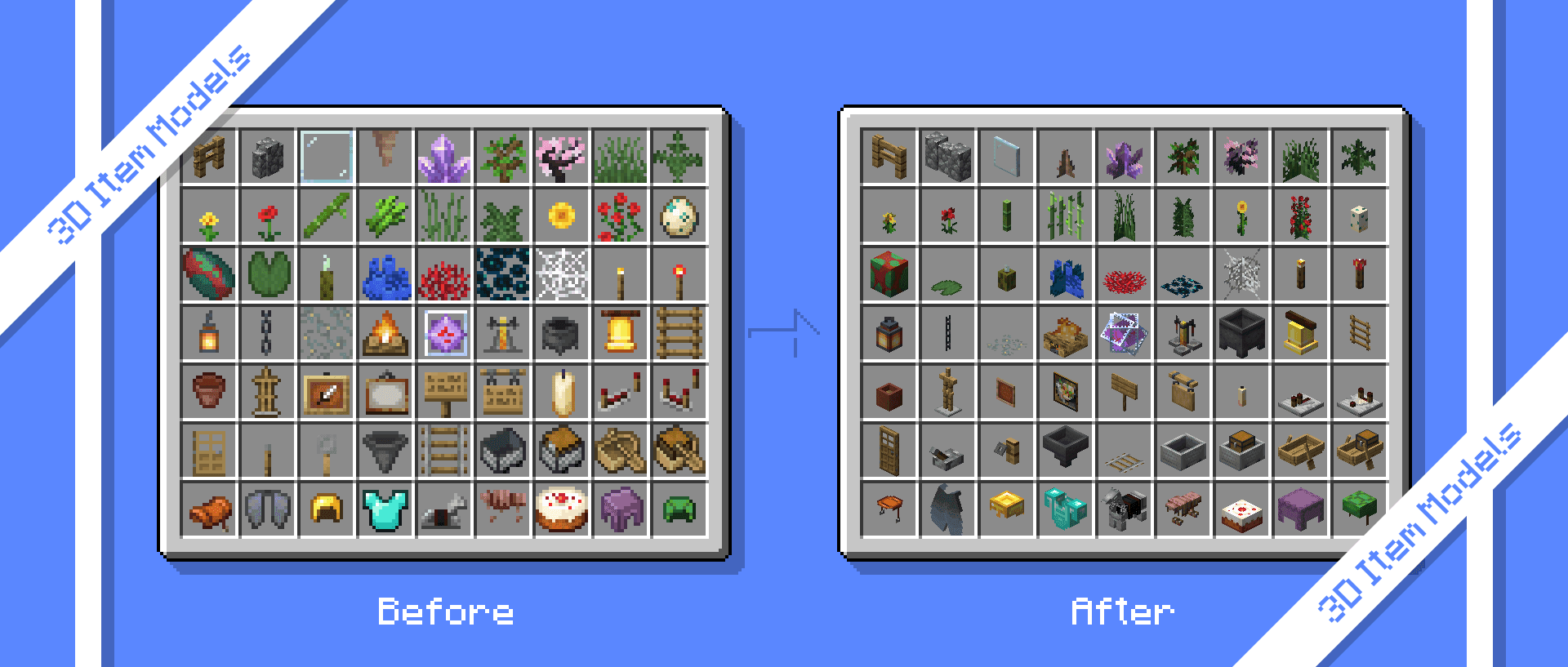 Block-Accurate: 3D Item Models screenshot